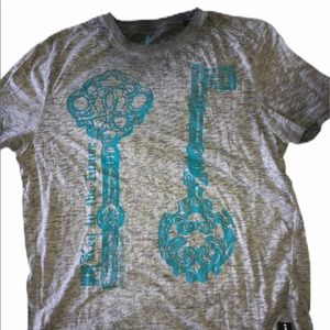 BUFFALO (DAVID BITTON) Vintage-style gray t-shirt